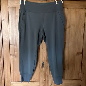 Athleta Charcoal Gray Jogger Track Pants